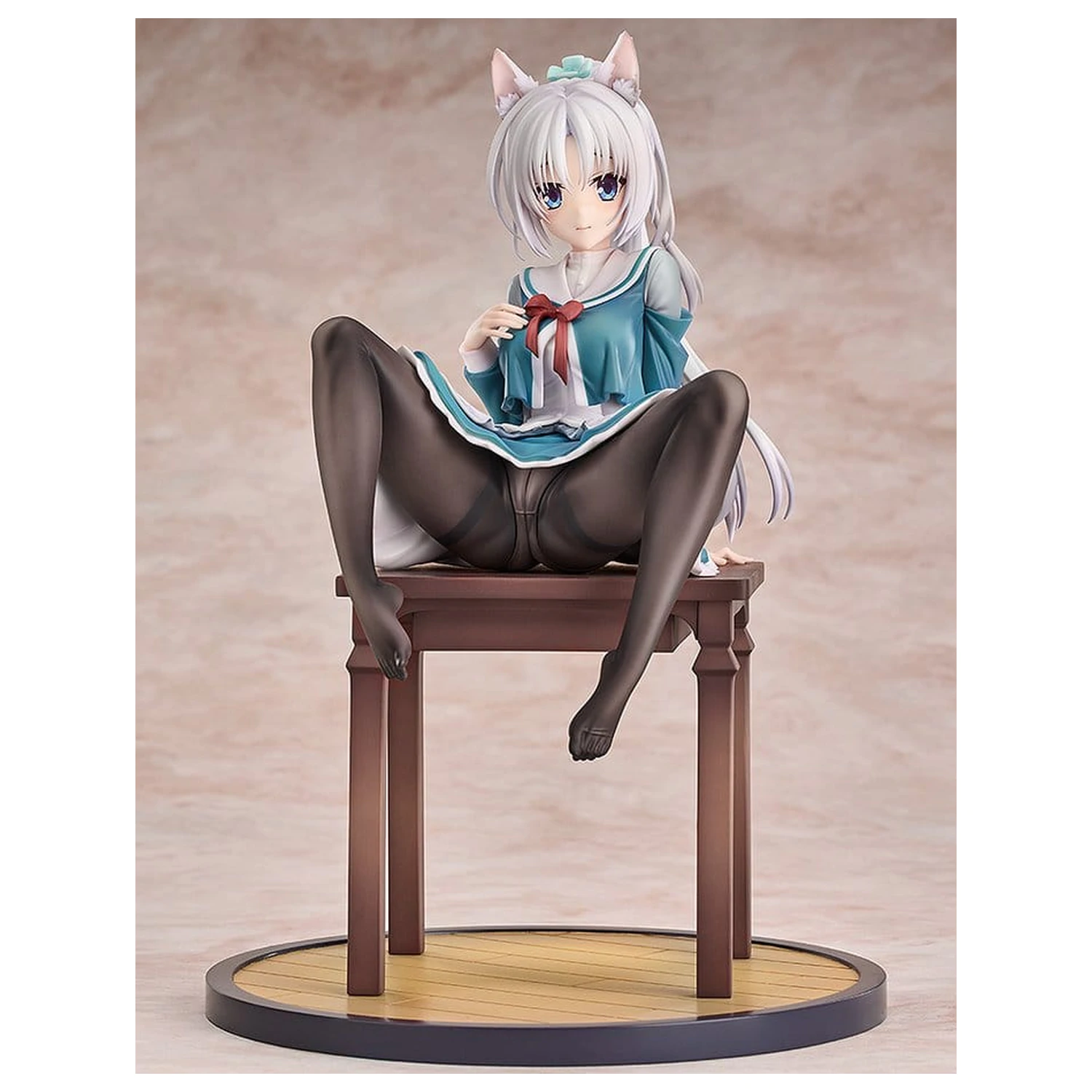 Senren*Banka PVC Figurina 1/7 Yoshino Asatake Animal Ears School Uniform Ver. 21 cm poza produsului