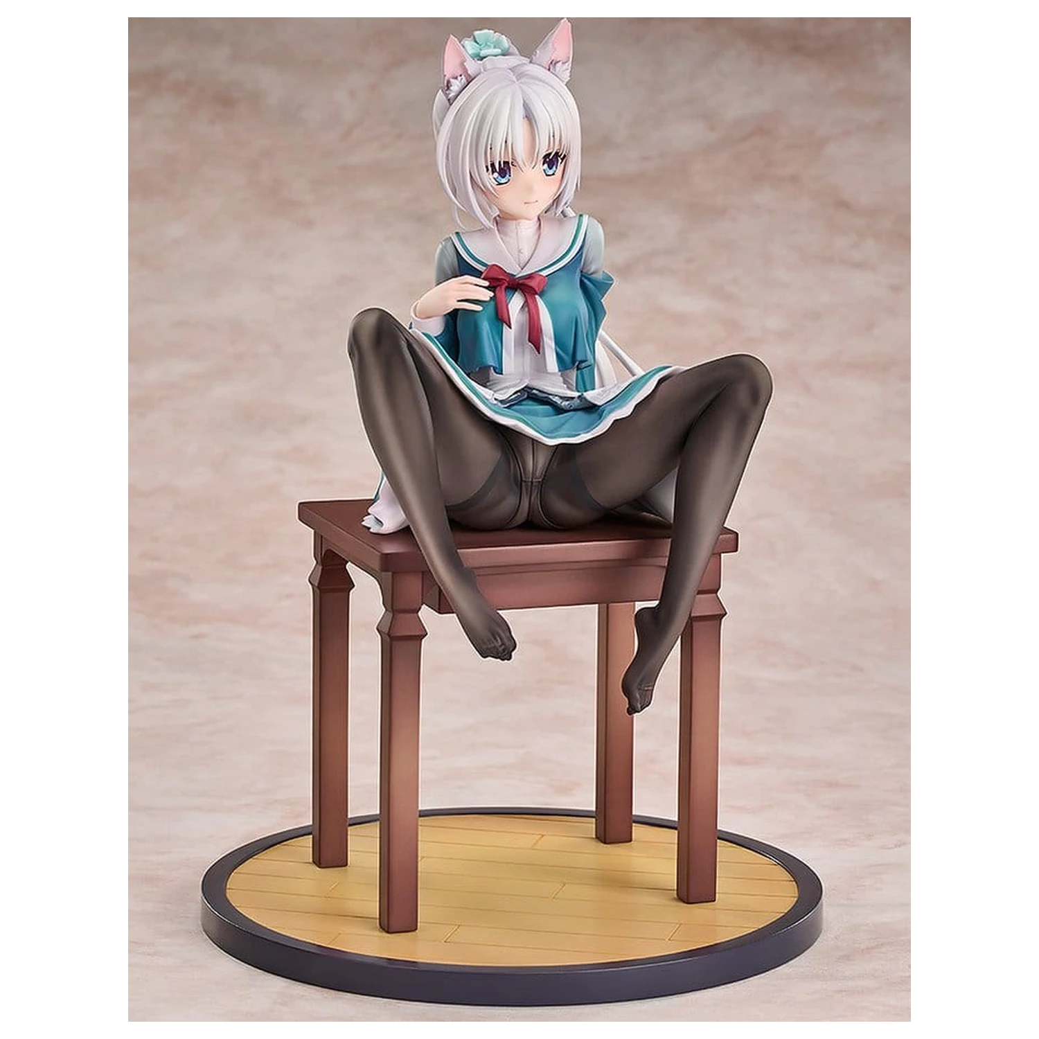 Senren*Banka PVC Figurina 1/7 Yoshino Asatake Animal Ears School Uniform Ver. 21 cm poza produsului