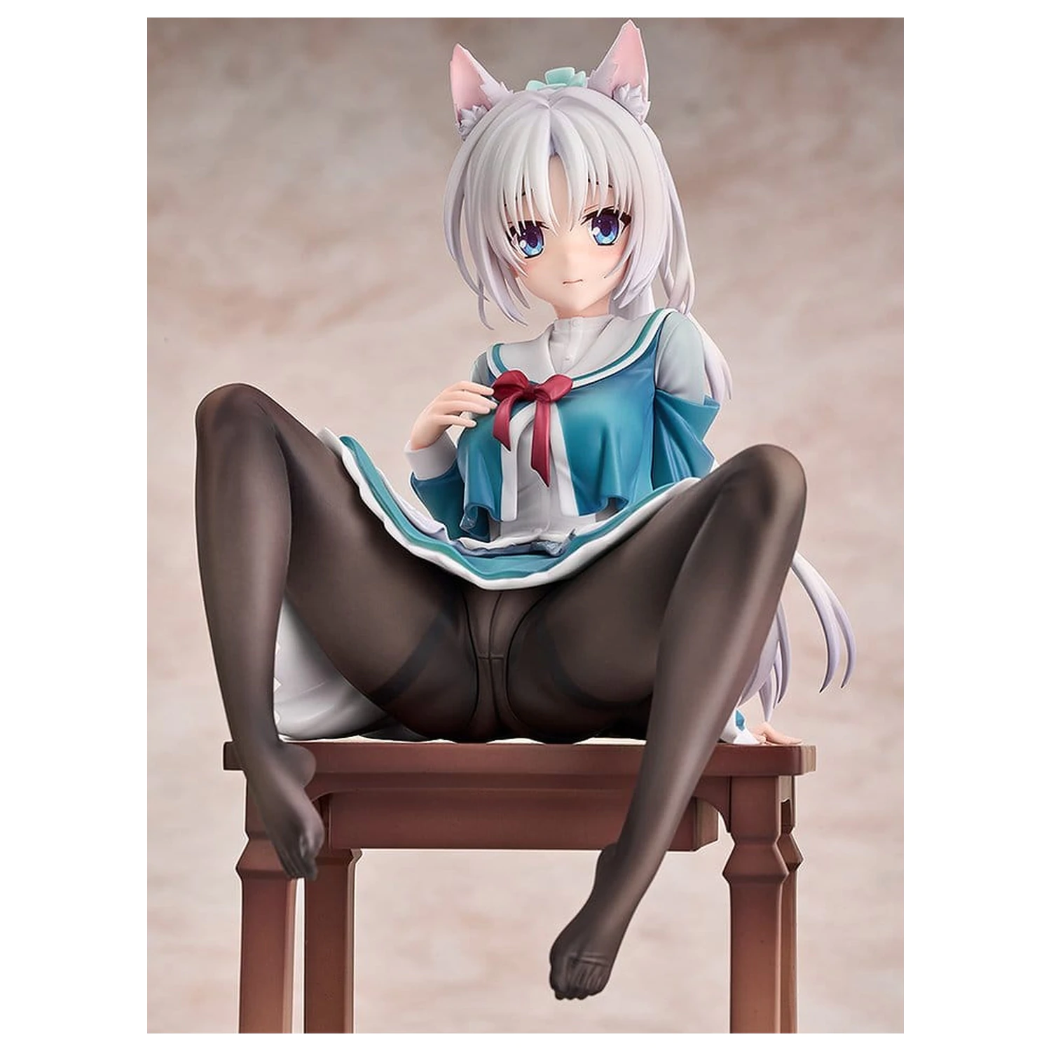 Senren*Banka PVC Figurina 1/7 Yoshino Asatake Animal Ears School Uniform Ver. 21 cm poza produsului