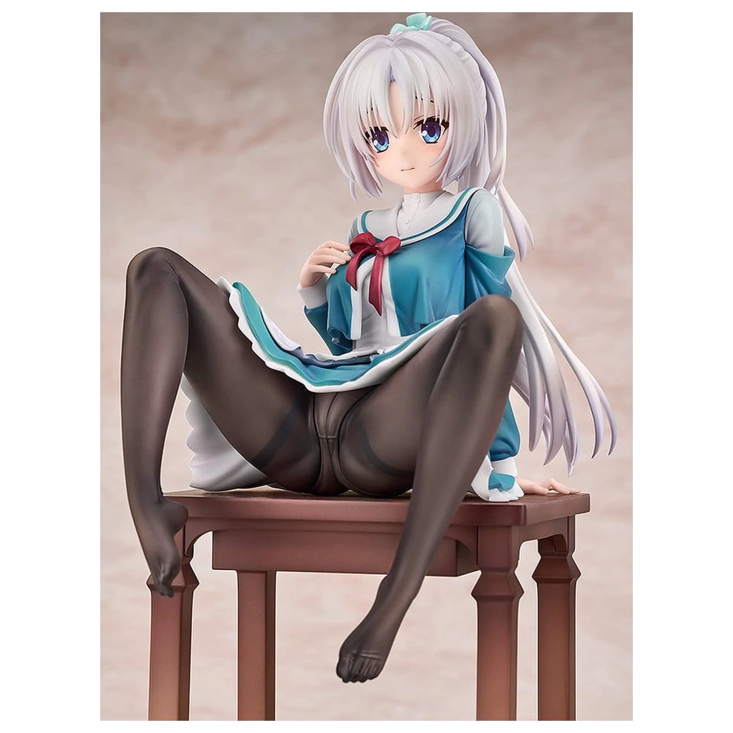 Senren*Banka PVC Figurina 1/7 Yoshino Asatake Animal Ears School Uniform Ver. 21 cm poza produsului