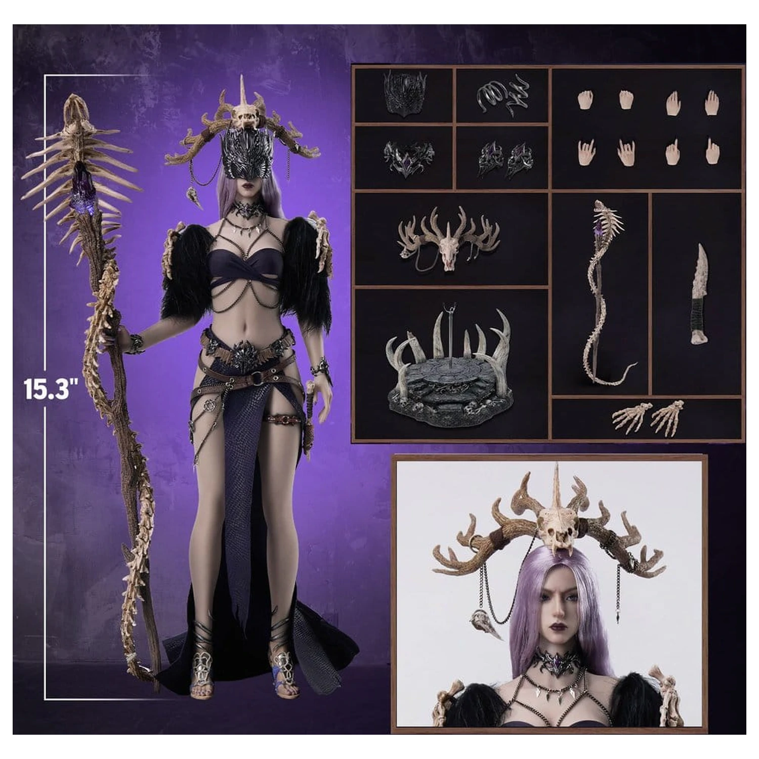 Serpent Kin Figurină de acțiune 1/6 Calamity 30 cm poza produsului