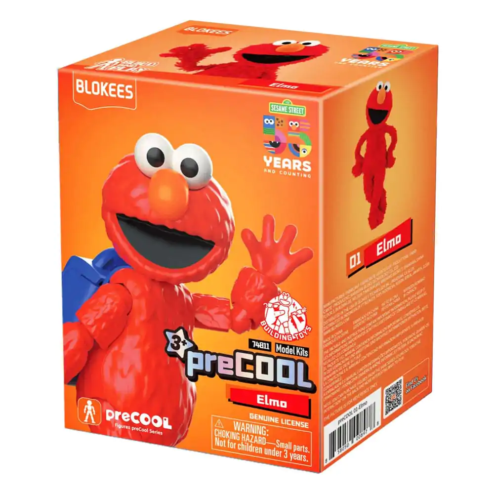 Sesame Street Blokees PreCool Series 1 Kit Model Plastic 01 Elmo 12 cm poza produsului