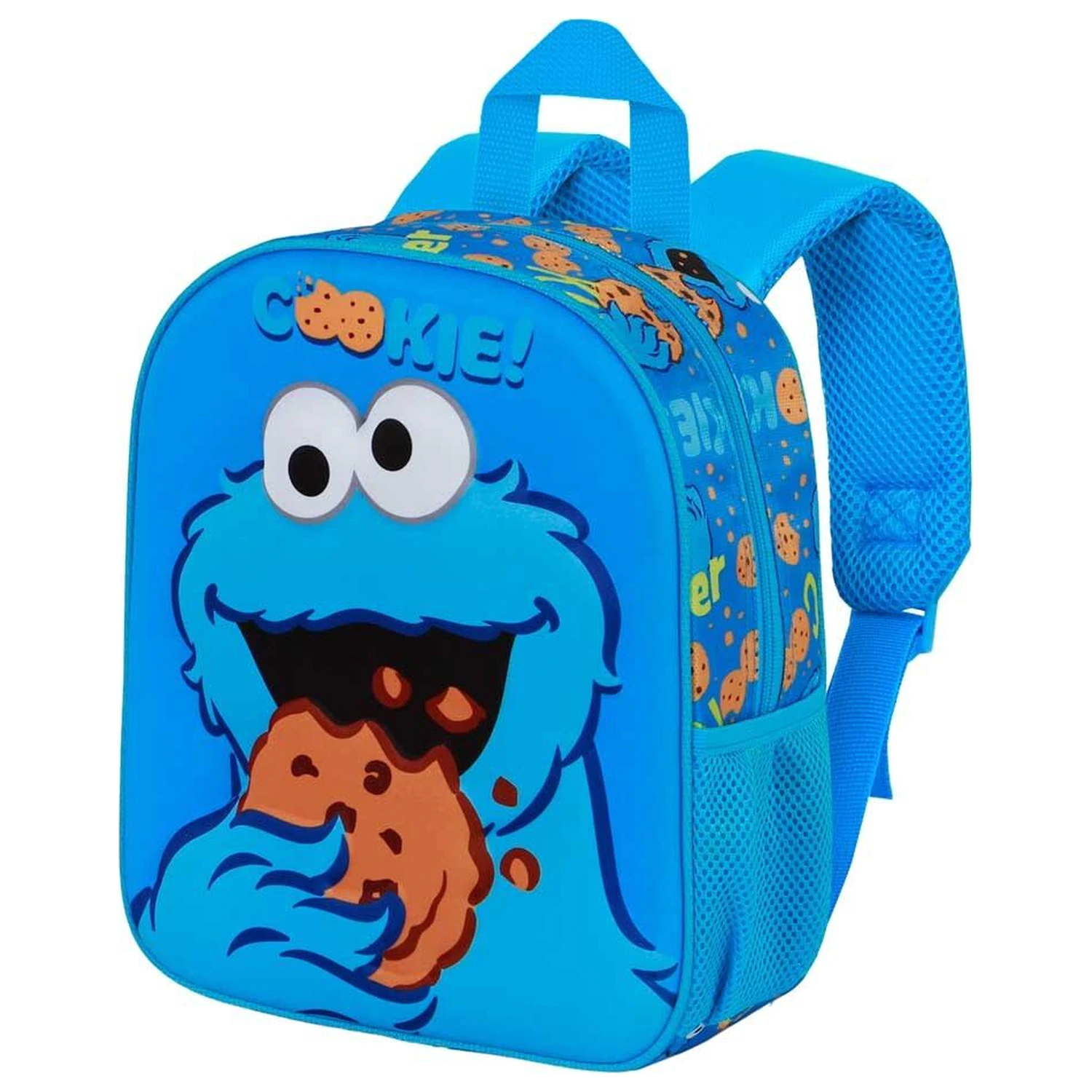 Sesame Street Cookie Monster rucsac 3D 30cm poza produsului