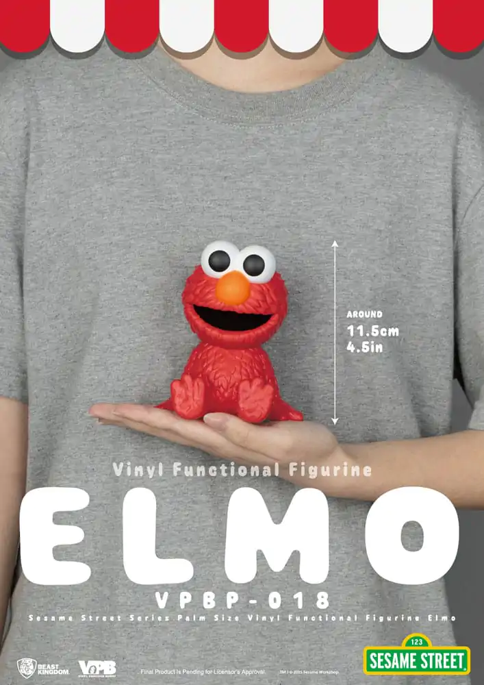 Sesame Street Pusculita Vinyl Bank Elmo 12 cm poza produsului