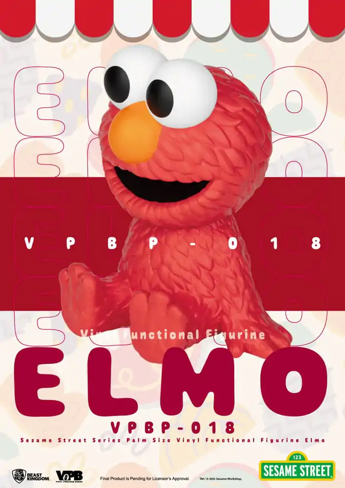 Sesame Street Pusculita Vinyl Bank Elmo 12 cm poza produsului