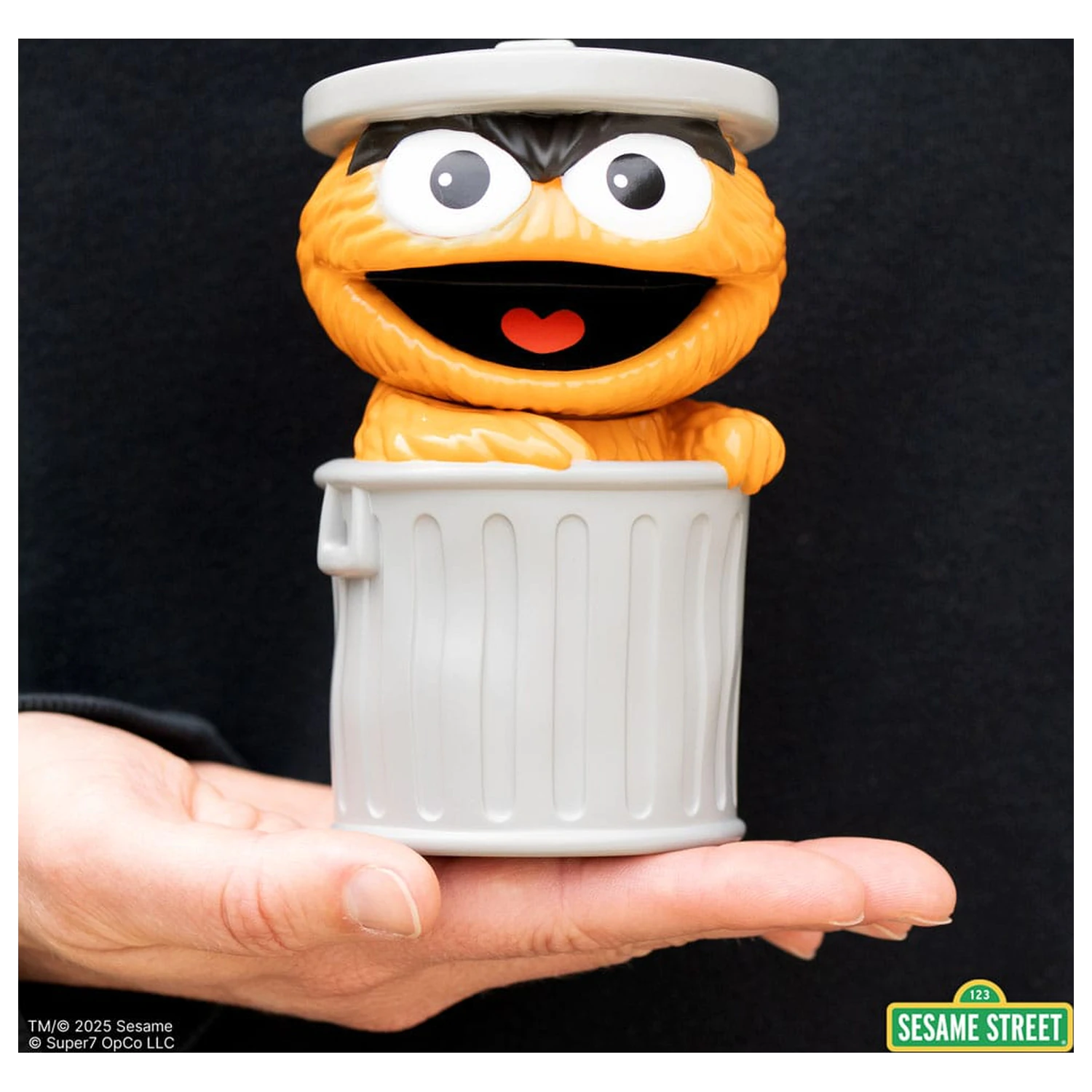 Sesame Street FUN! FUN! Figura de vinil Oscar the Grouch (Orange) 13 cm poza produsului