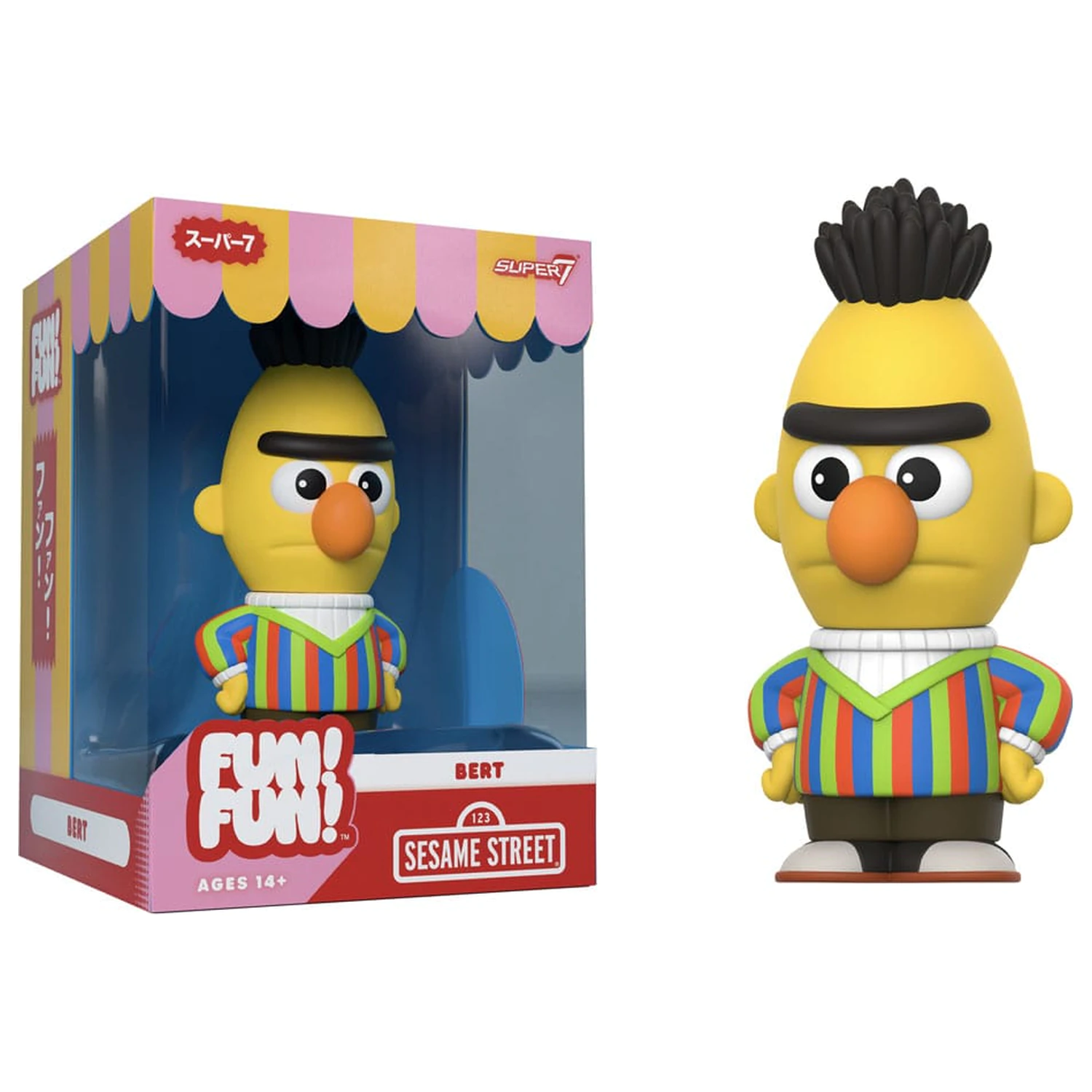 Sesame Street FUN! FUN! Figura din vinil Wave 02 Bert 13 cm poza produsului