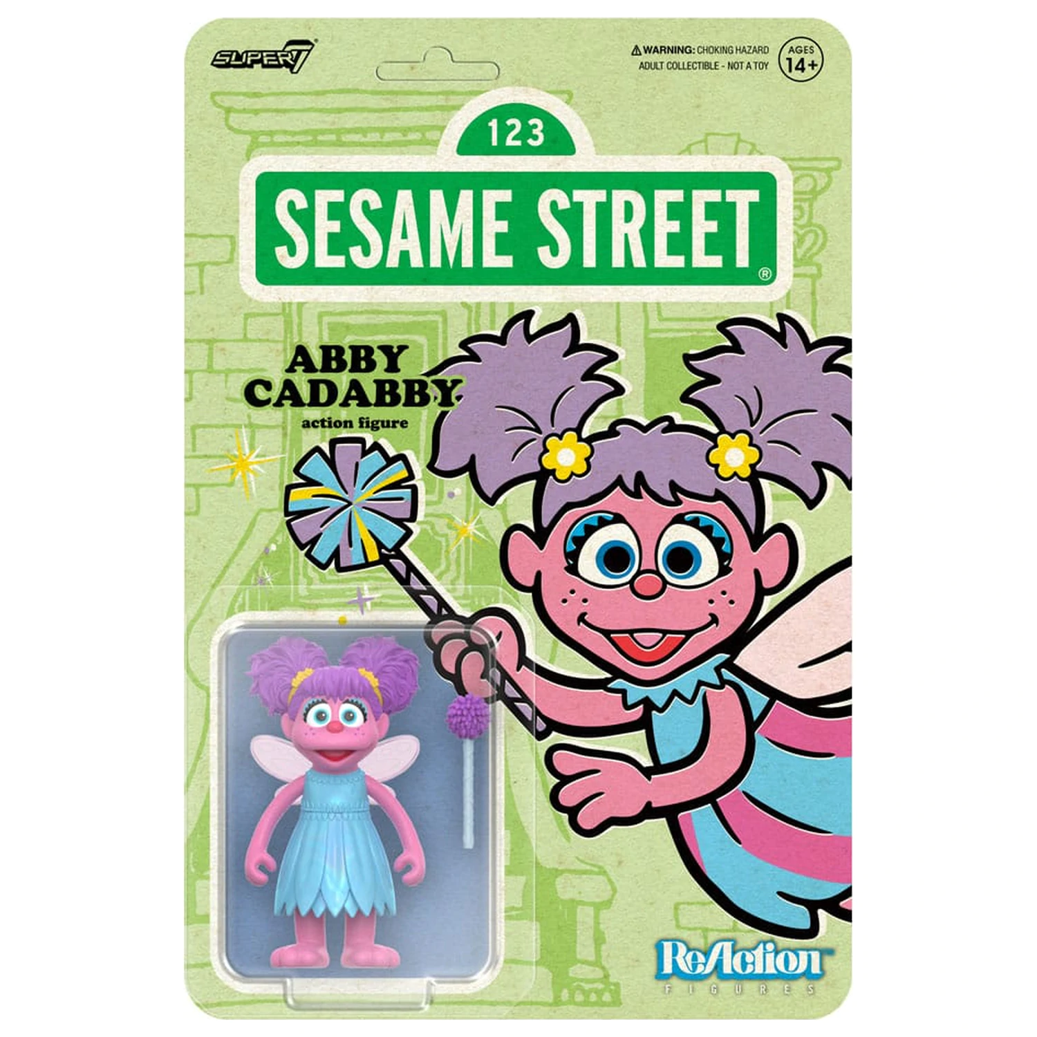 Sesame Street ReAction figurina de acțiune Wave 05 Abby Cadabby 10 cm poza produsului