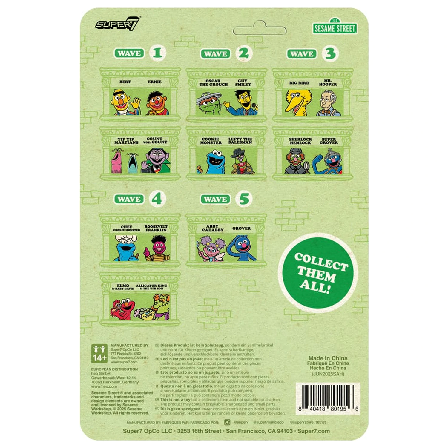 Sesame Street ReAction figurina de acțiune Wave 05 Abby Cadabby 10 cm poza produsului