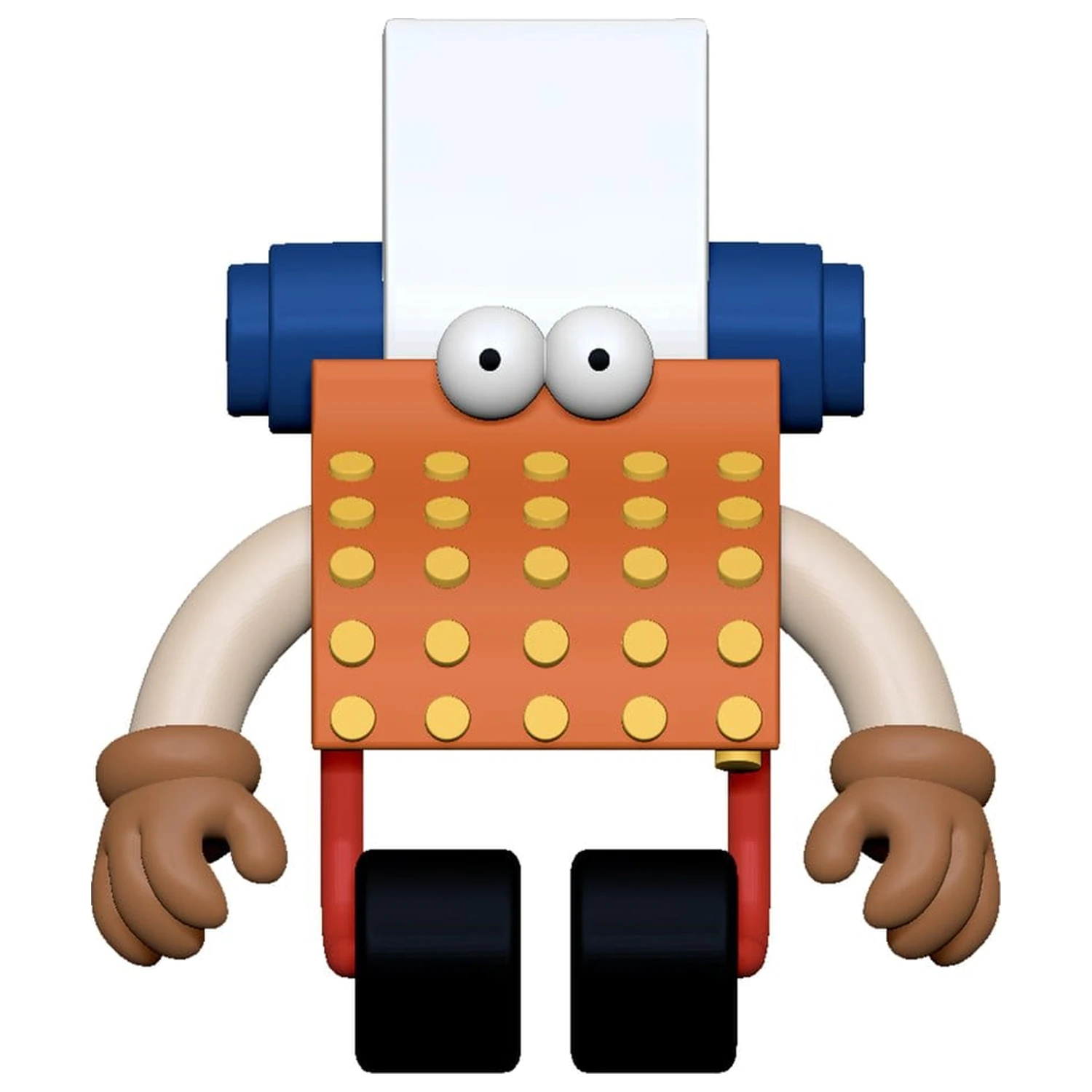 Sesame Street ReAction figurina de actiune Wave 06 Typewriter Guy 6 cm poza produsului