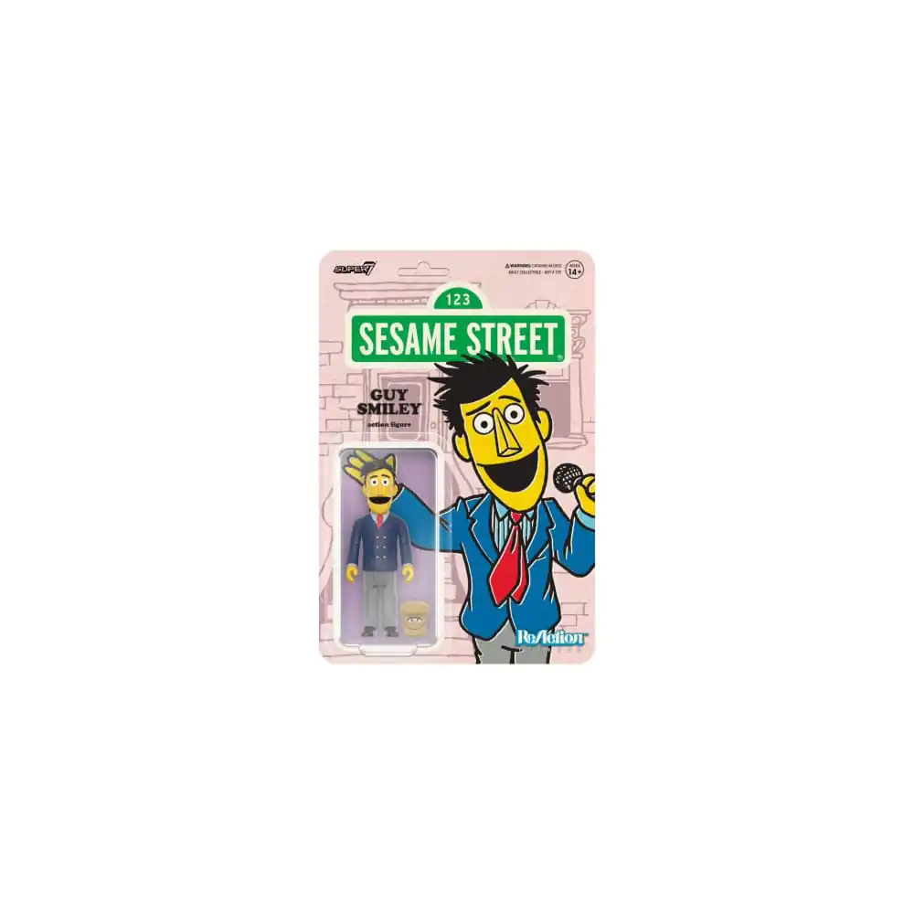 Figurină de acțiune Sesame Street ReAction Wave 02 Guy Smiley (Cu Pâine) 10 cm poza produsului