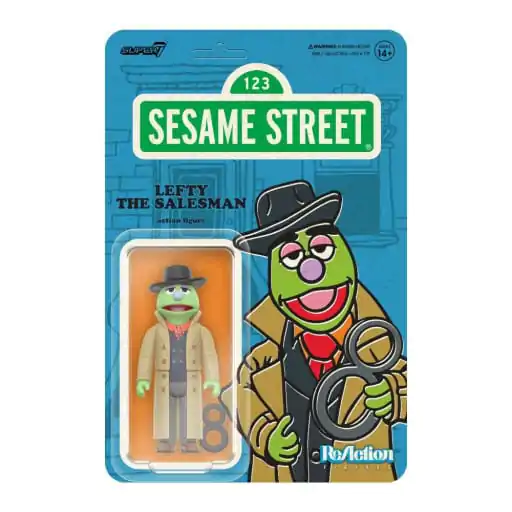 Figurină de acțiune ReAction Sesame Street seria 02 Lefty the Salesman 10 cm poza produsului