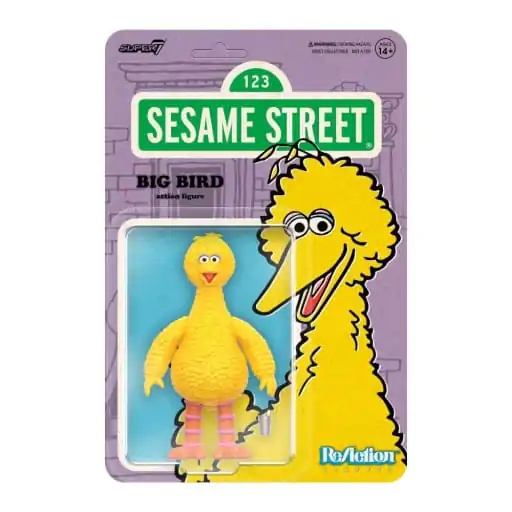 Figurină de acțiune Sesame Street ReAction Wave 03 Big Bird 10 cm poza produsului