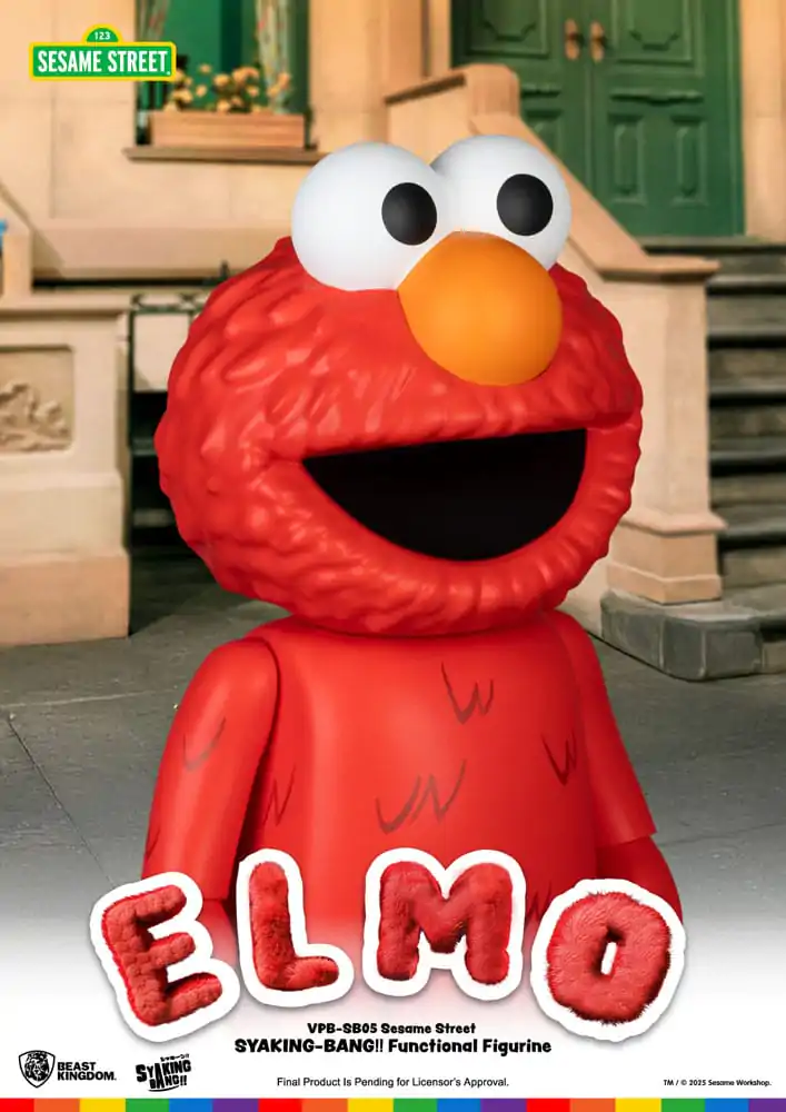 Sesame Street Syaking Bang Pușculiță Vinil Elmo 47 cm poza produsului