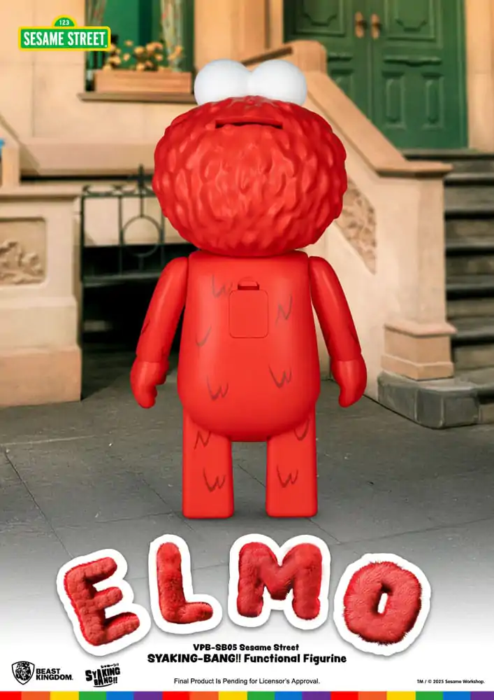 Sesame Street Syaking Bang Pușculiță Vinil Elmo 47 cm poza produsului