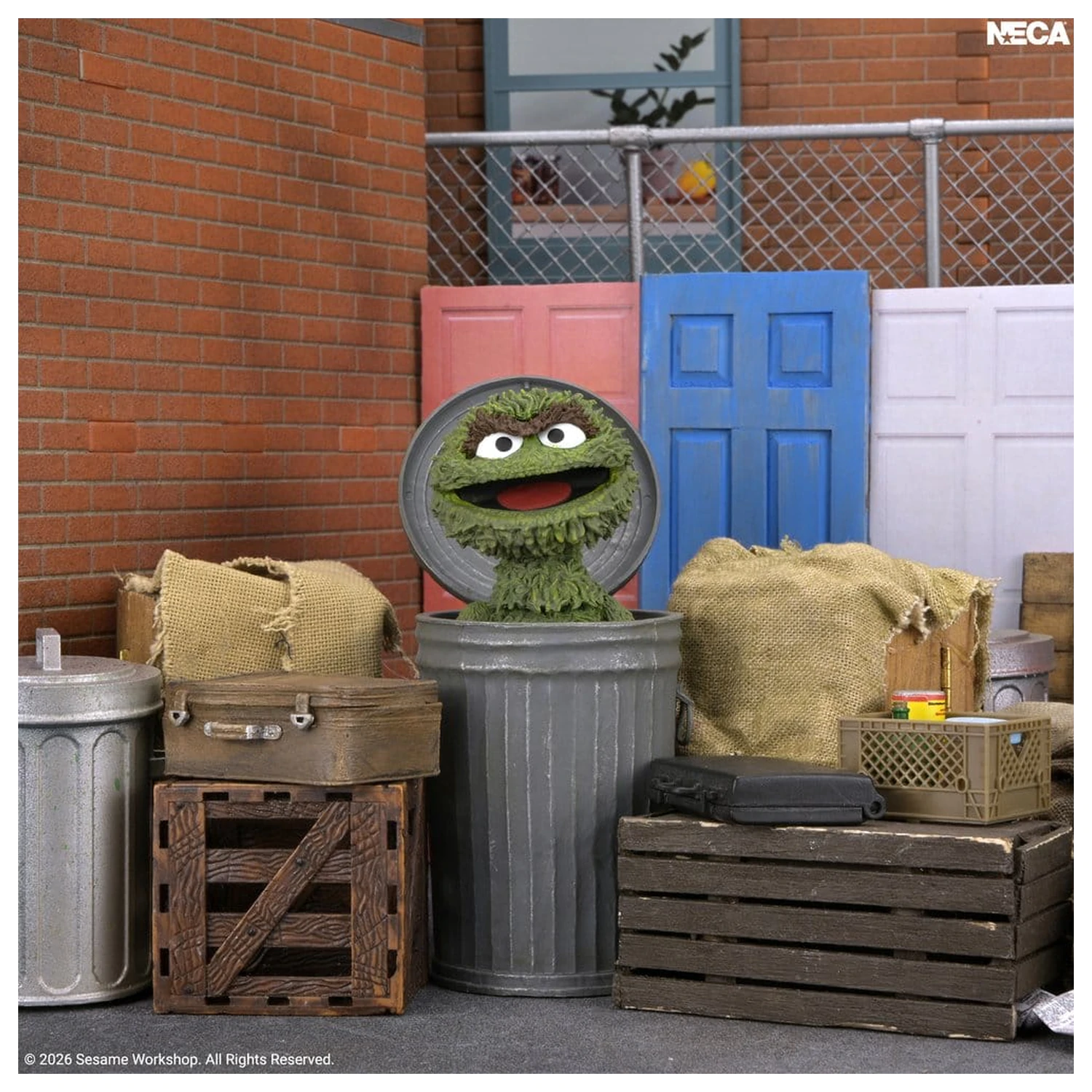 Sesame Street Ultimate Figurina de acțiune Oscar the Grouch 18 cm poza produsului