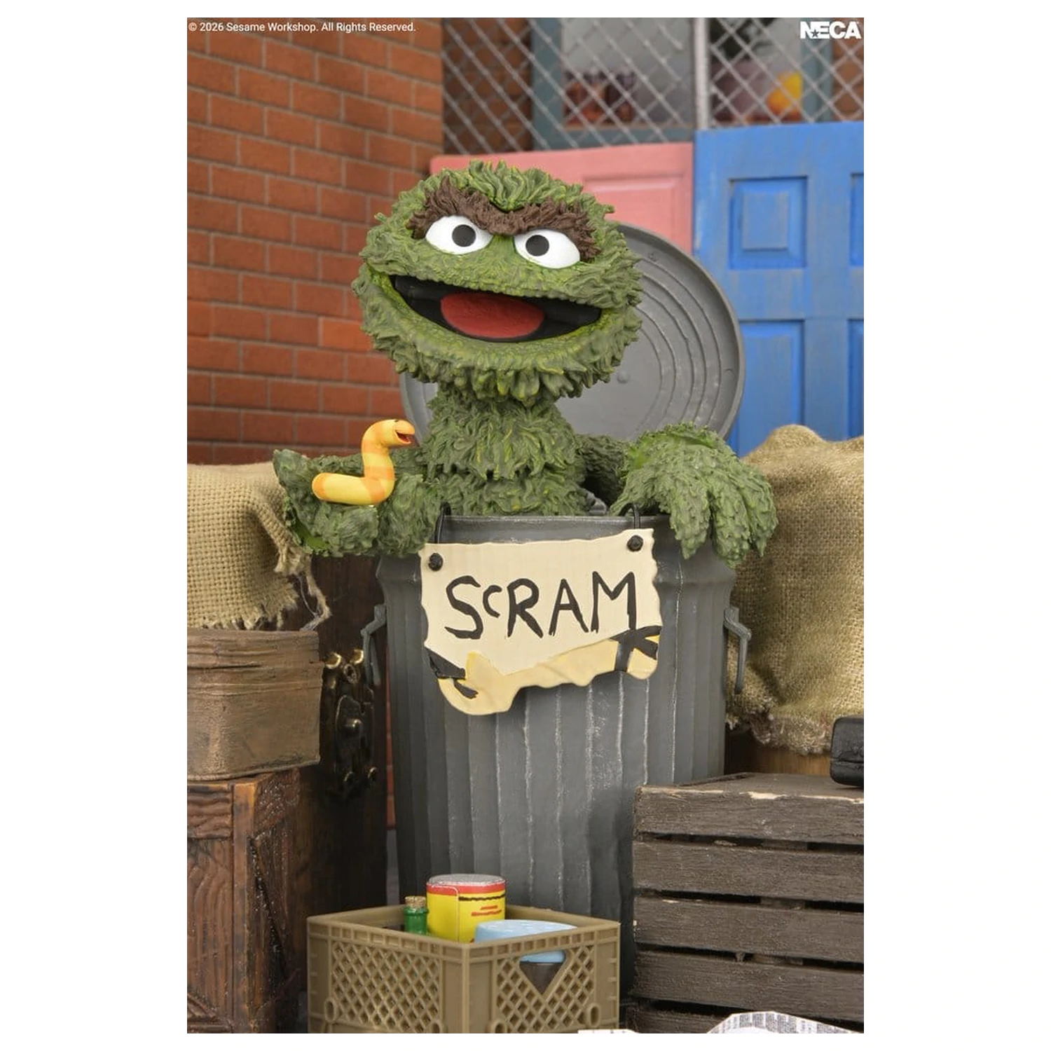Sesame Street Ultimate Figurina de acțiune Oscar the Grouch 18 cm poza produsului