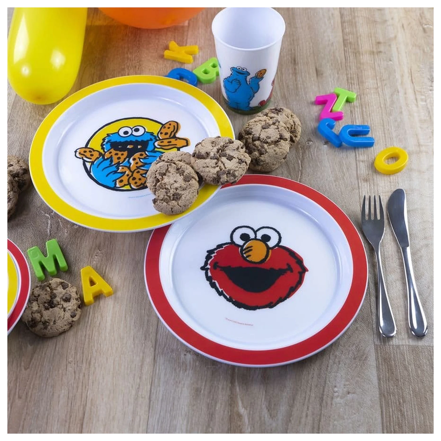 Sesame Street farfurie Vintage Kids 2-Pack 22 cm poza produsului