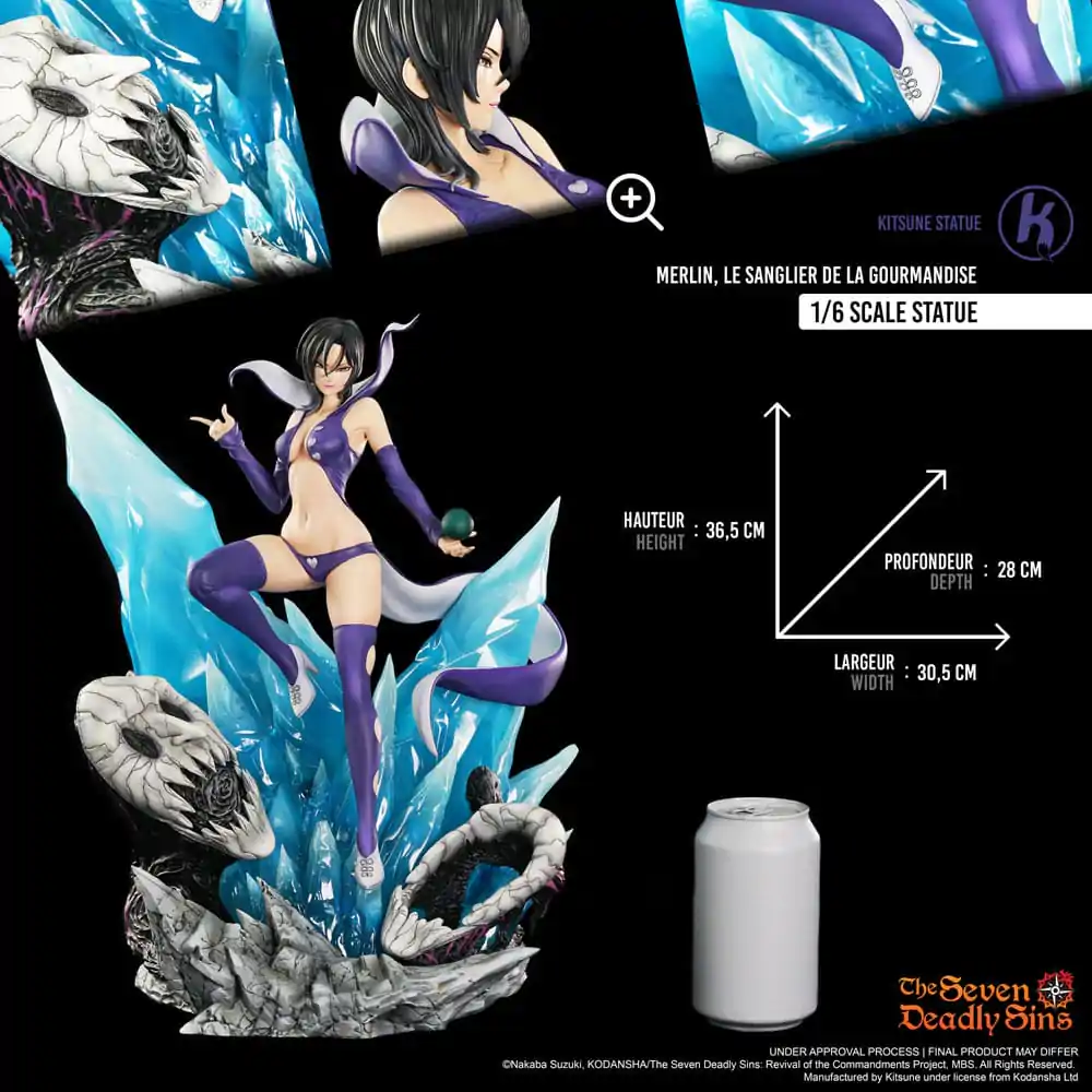 Statuie Seven Deadly Sins 1/6 Merlin 37 cm poza produsului