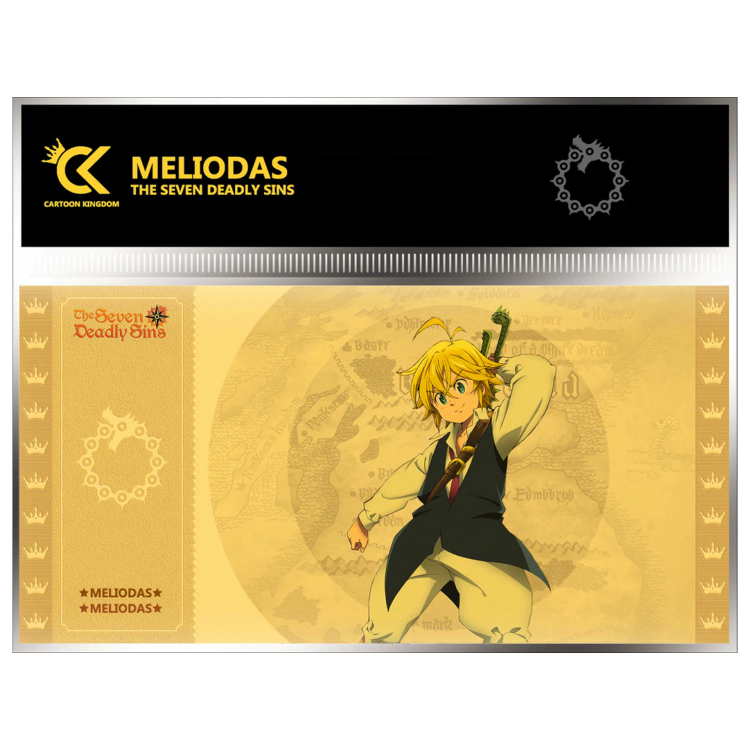 Seven Deadly Sins Meliodas Golden Ticket poza produsului