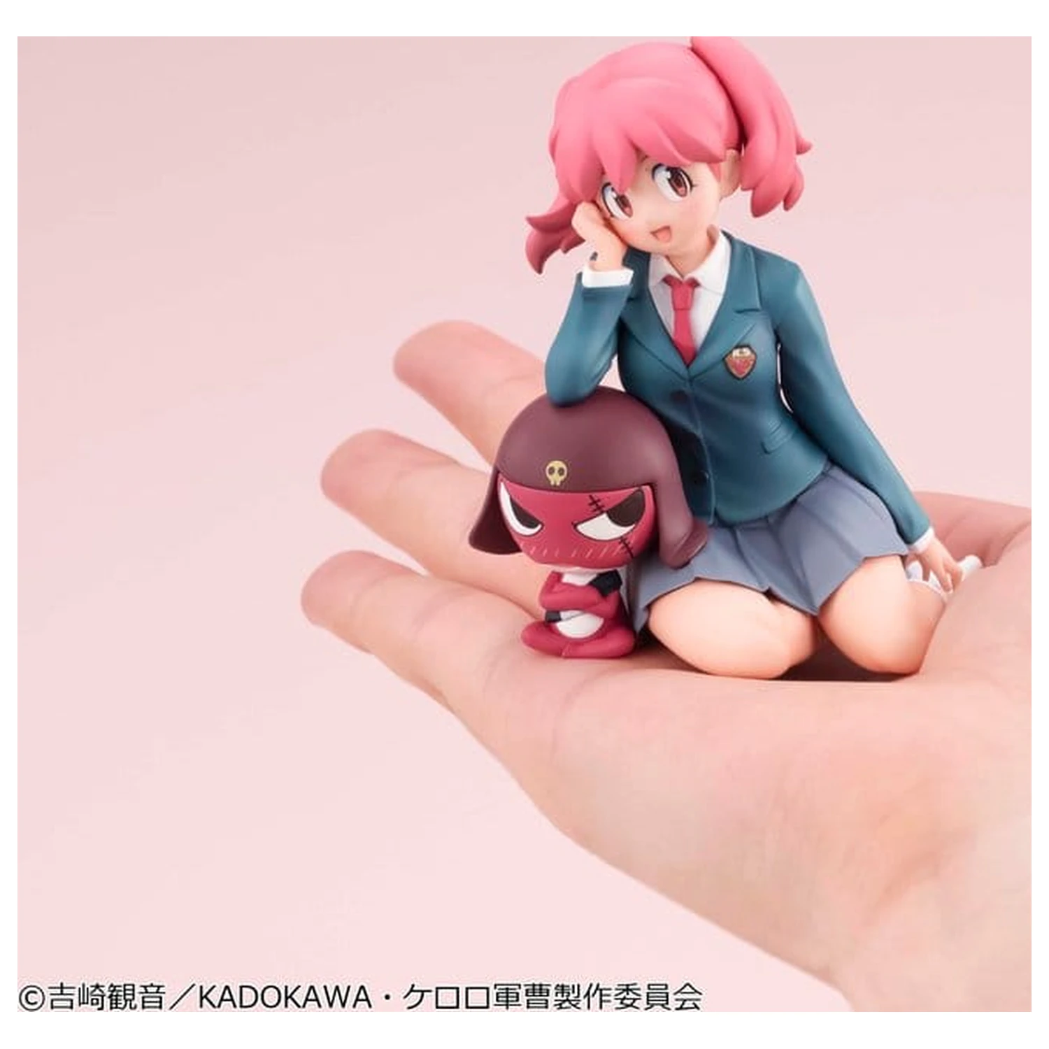 Figurina PVC Sgt. Frog Melty Princess Natsumi & Giroro Dimensiune cat palma 9 cm poza produsului