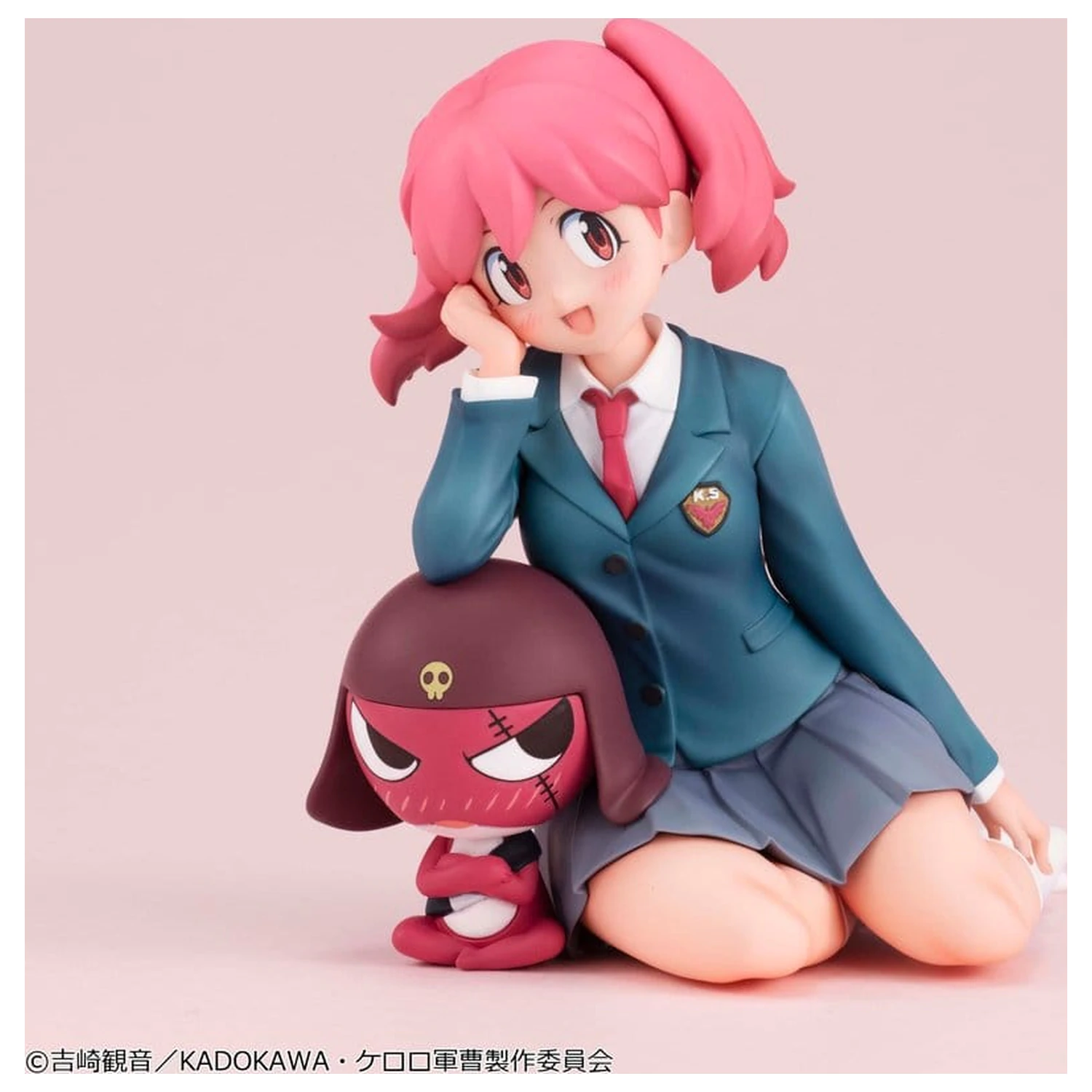 Figurina PVC Sgt. Frog Melty Princess Natsumi & Giroro Dimensiune cat palma 9 cm poza produsului