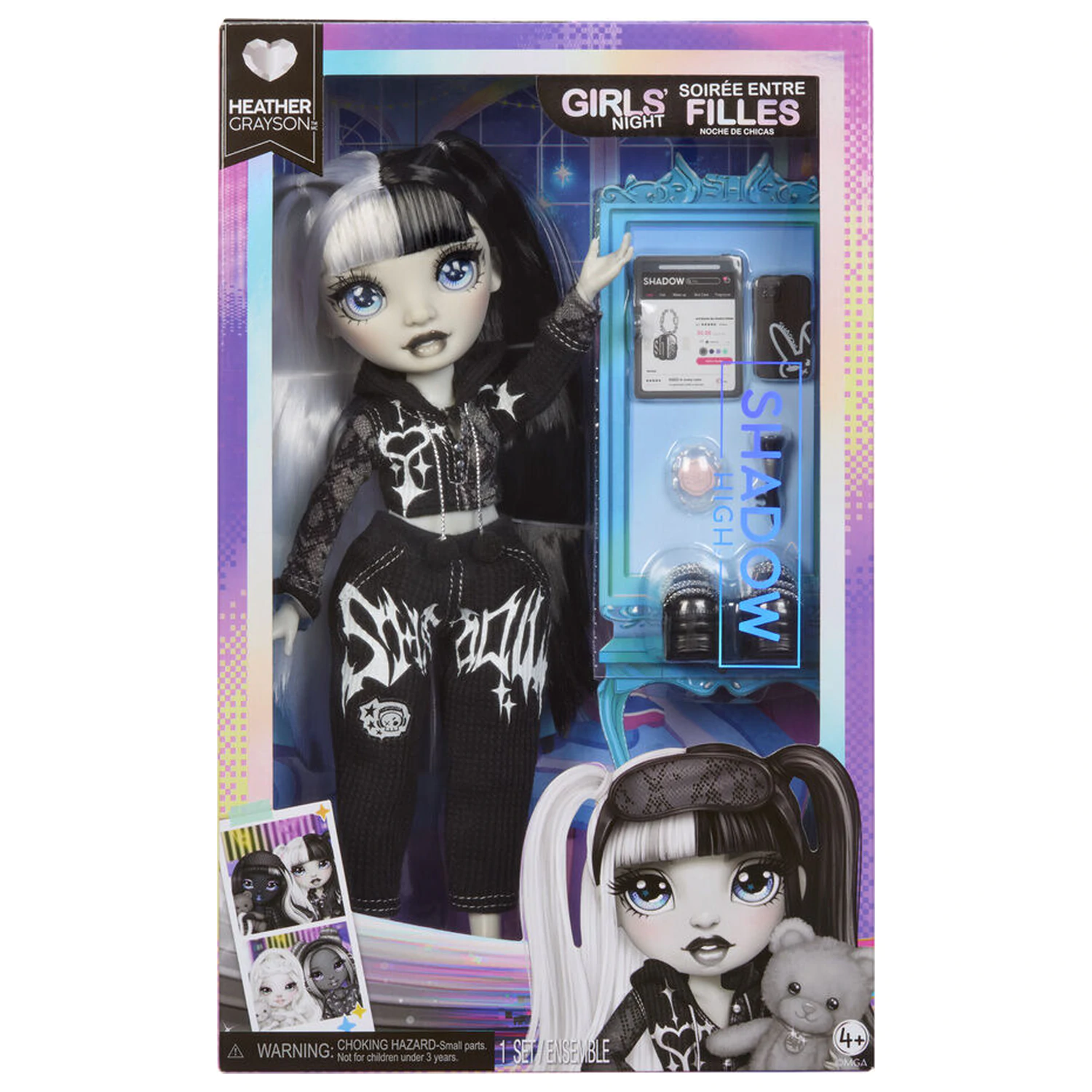 Papusa Shadow High Fashion Doll Girls Night Heather doll poza produsului