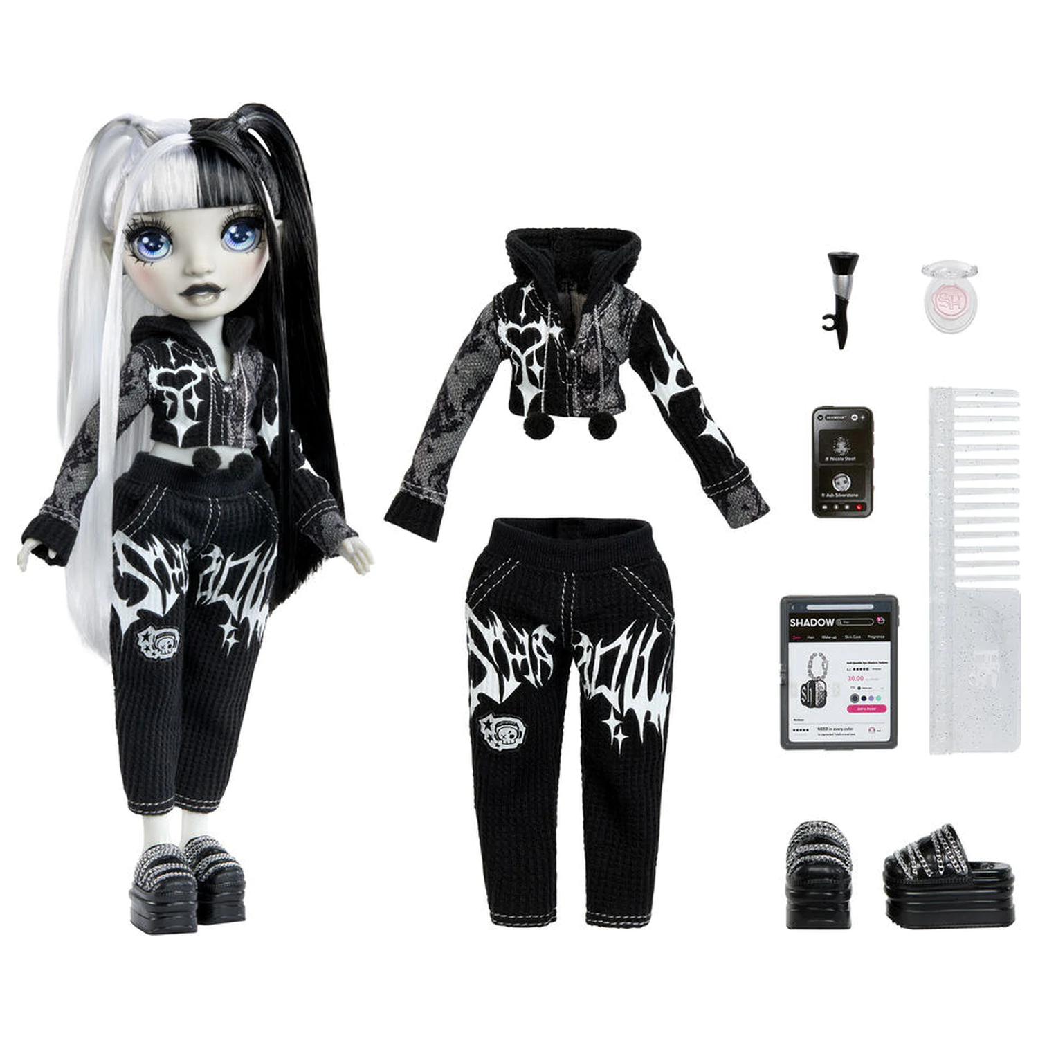 Papusa Shadow High Fashion Doll Girls Night Heather doll poza produsului