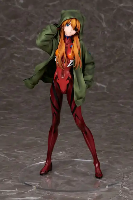 Shin Evangelion Movie Statuie PVC 1/7 Shikinami Asuka Langley Hoodie Ver. 23 cm poza produsului