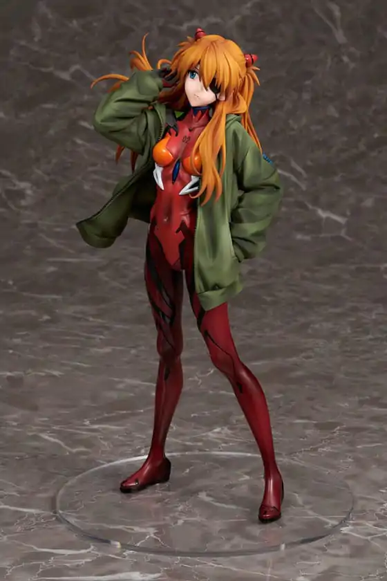 Shin Evangelion Movie Statuie PVC 1/7 Shikinami Asuka Langley Hoodie Ver. 23 cm poza produsului