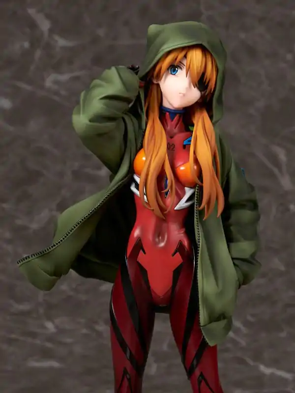 Shin Evangelion Movie Statuie PVC 1/7 Shikinami Asuka Langley Hoodie Ver. 23 cm poza produsului