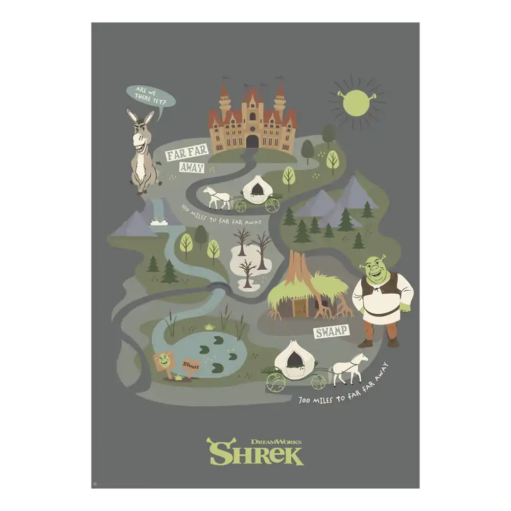 Shrek Art Print Călătorie spre Far Far Away Limited Edition 42 x 30 cm poza produsului