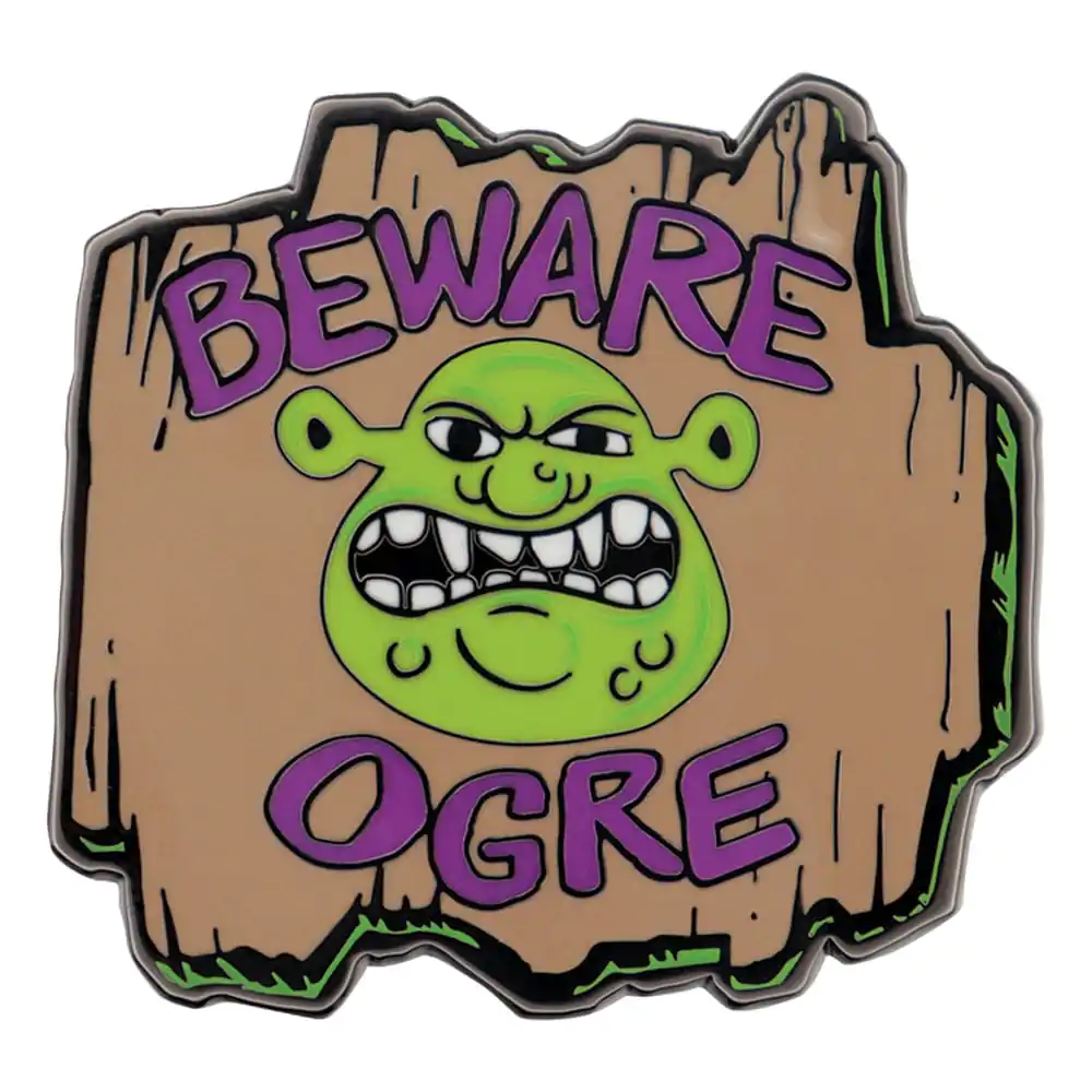 Shrek Pin Badge Beware Ogre Ediție Limitată insignă poza produsului