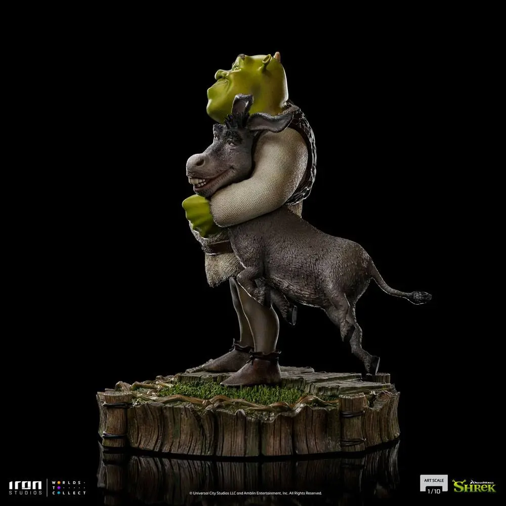 Statuie Shrek Deluxe Art Scale 1/10 Shrek, Donkey and The Gingerbread Man 26 cm poza produsului