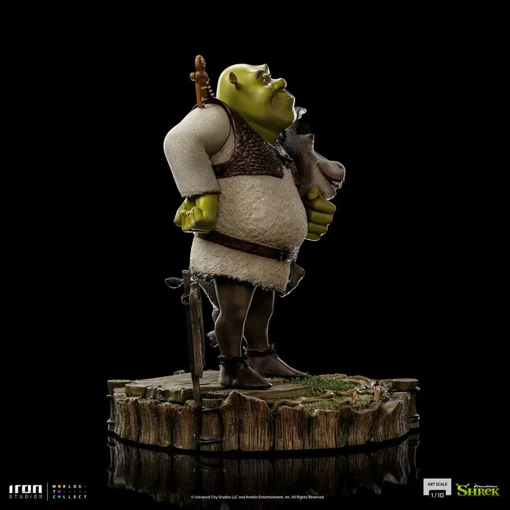 Statuie Shrek Deluxe Art Scale 1/10 Shrek, Donkey and The Gingerbread Man 26 cm poza produsului