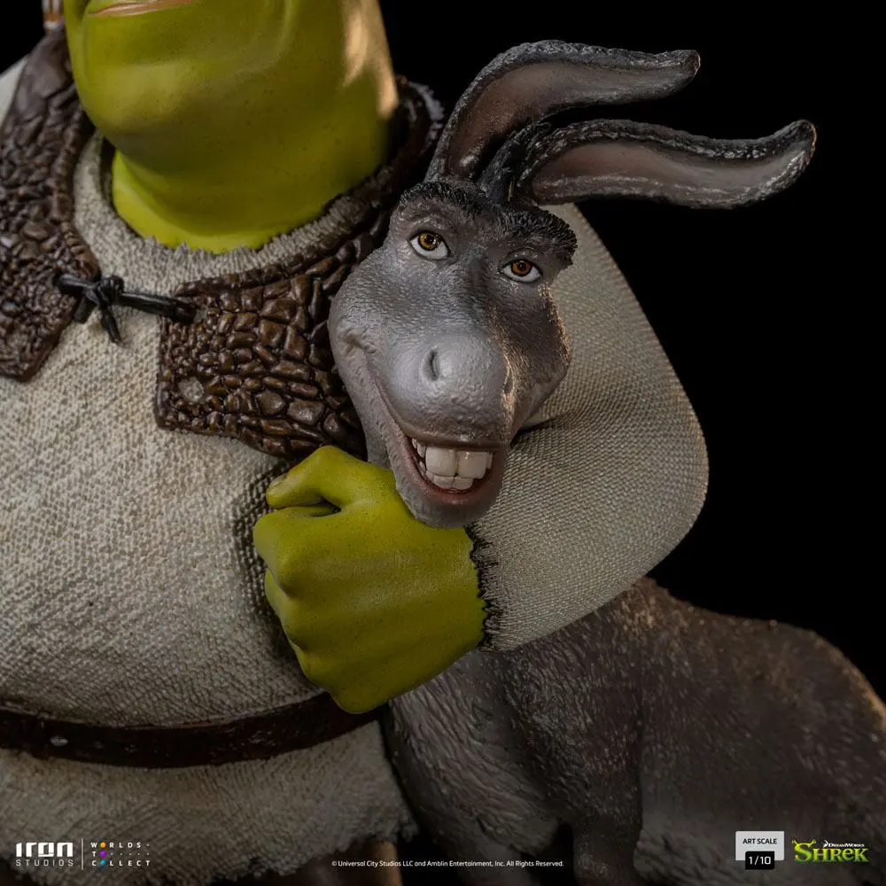 Statuie Shrek Deluxe Art Scale 1/10 Shrek, Donkey and The Gingerbread Man 26 cm poza produsului