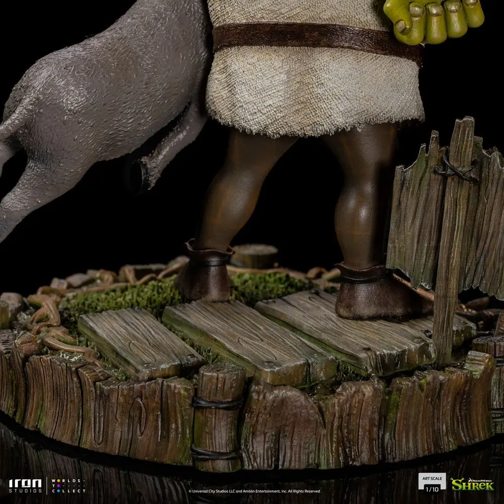 Statuie Shrek Deluxe Art Scale 1/10 Shrek, Donkey and The Gingerbread Man 26 cm poza produsului