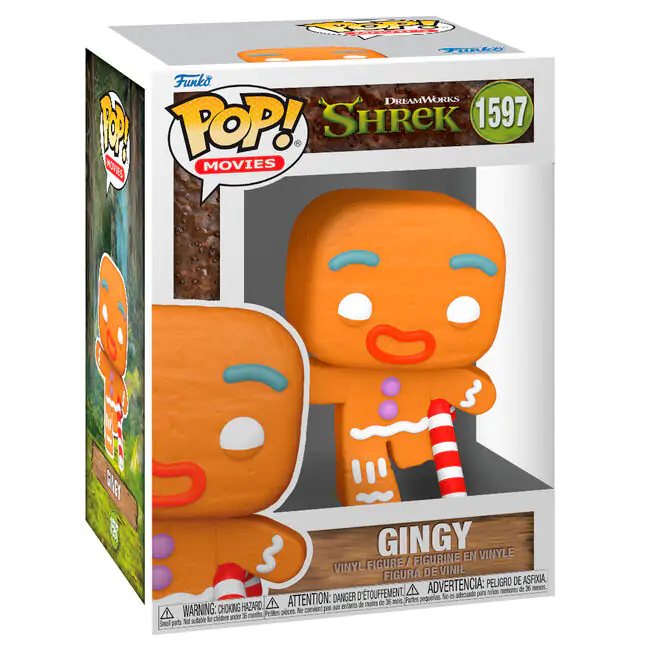 Shrek Funko POP! Movies Figurina de vinil 30th Anniversary Omul de turtă dulce 9 cm poza produsului