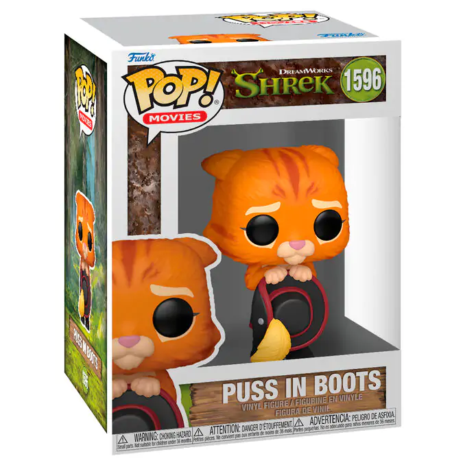 Shrek Funko POP! Movies Figurina Vinyl 30th Anniversary Puss in Boots 9 cm poza produsului