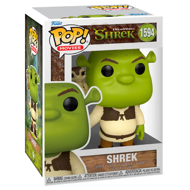 Shrek Funko POP! Movies Figurina Vinil 30th Anniversary Shrek w/Snake 9 cm poza produsului