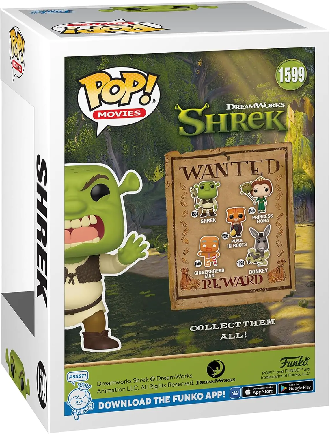 Shrek Funko POP! Movies figurină de vinil Scary Shrek 9 cm poza produsului