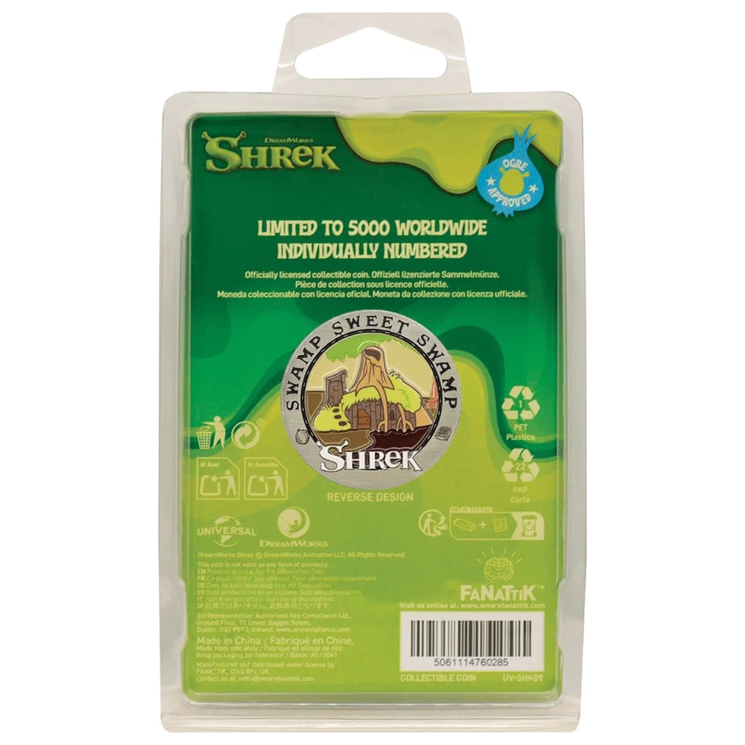 Shrek Collectable Coin Swamp Sweet Swamp Limited Edition poza produsului
