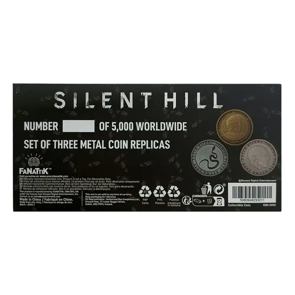 Silent Hill Monedă Colecționabilă Set de 3 poza produsului