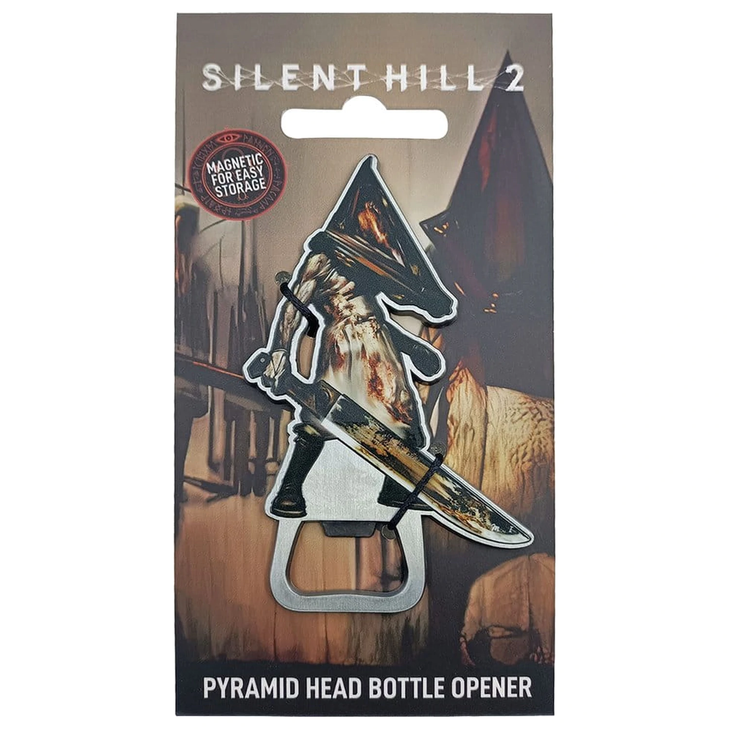 Silent Hill Desfacator de sticle Pyramid Head Magnetic 6 x 9 cm poza produsului