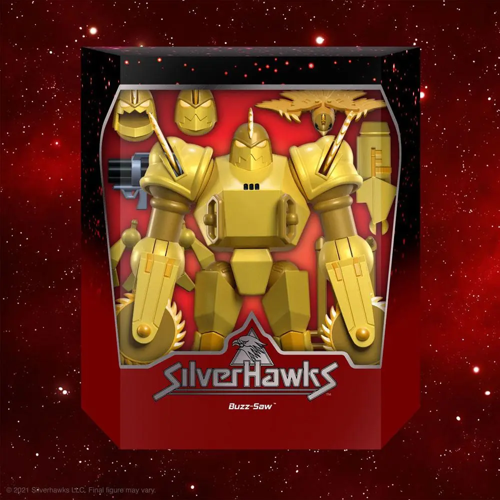 SilverHawks Ultimates Figurina de Acțiune Buzz-Saw 20 cm poza produsului