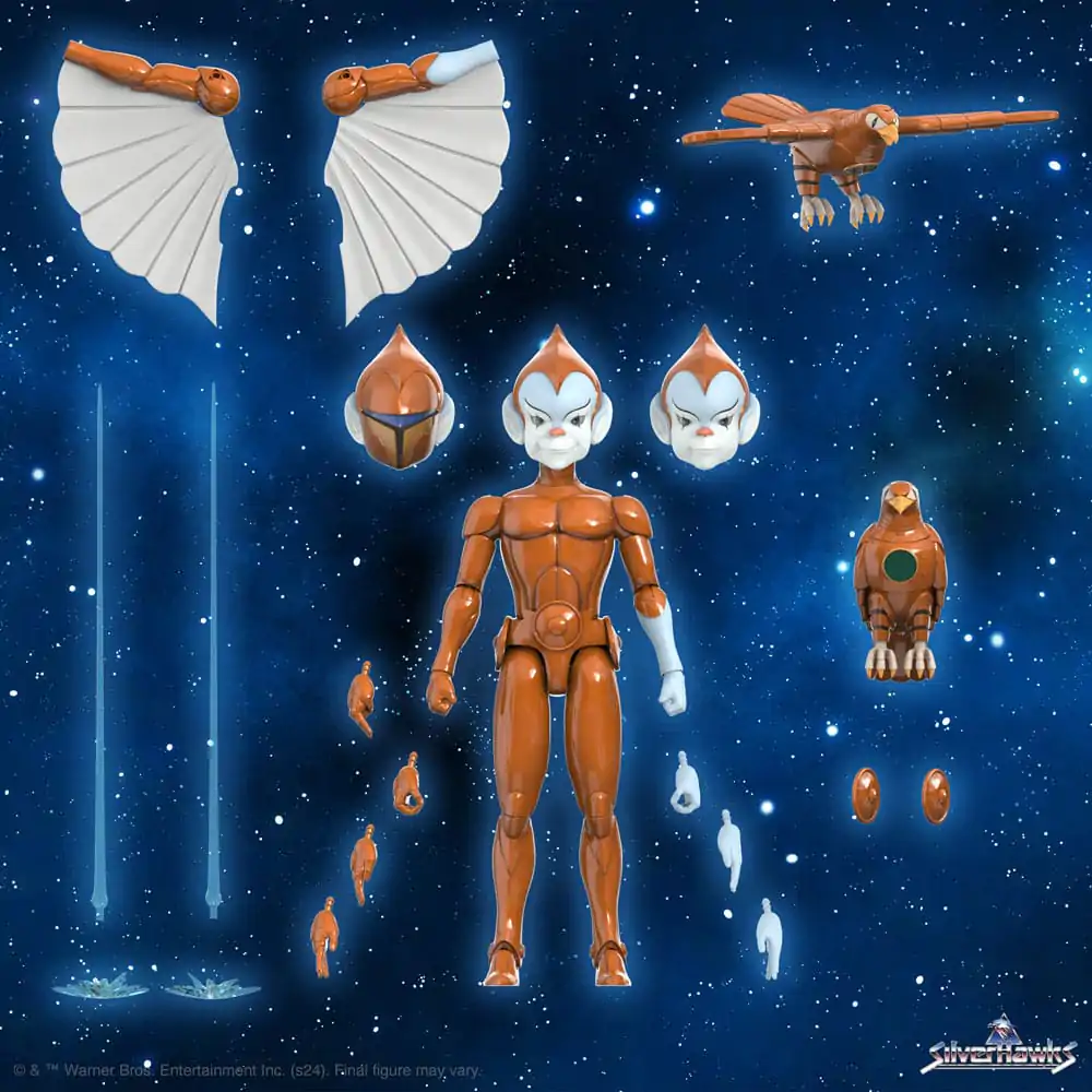 SilverHawks Ultimates Figurina de Acțiune Seria 2 Copper Kidd (Aspect Adevărat din Desene Animate) 18 cm poza produsului