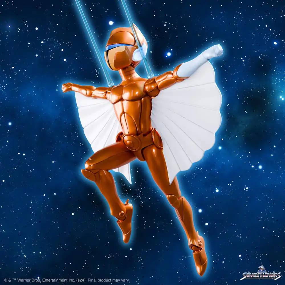 SilverHawks Ultimates Figurina de Acțiune Seria 2 Copper Kidd (Aspect Adevărat din Desene Animate) 18 cm poza produsului