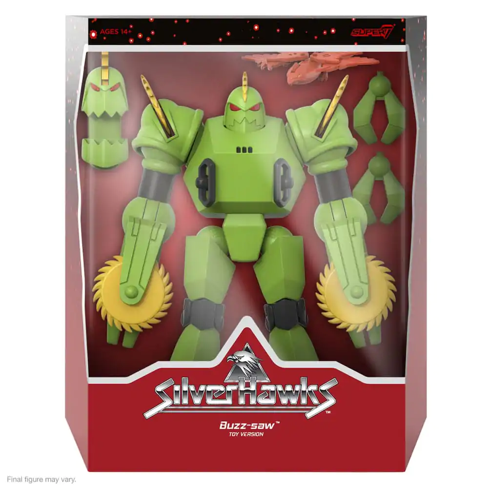 SilverHawks Ultimates Figurina de Acțiune Buzz-Saw (Versiune Jucărie) 18 cm poza produsului