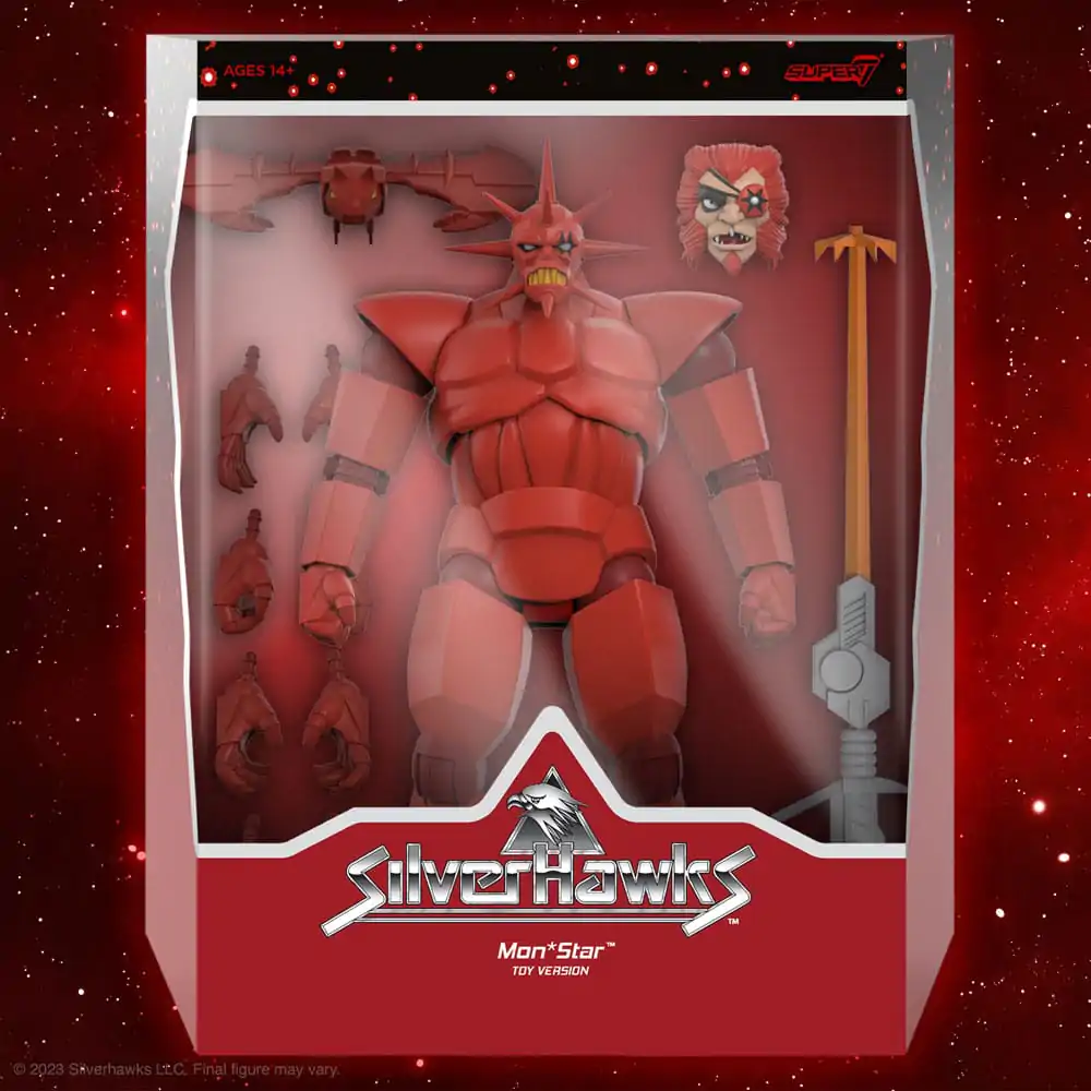 Figurină de acțiune SilverHawks Ultimates Mon*Star (Versiune Jucărie) 18 cm poza produsului