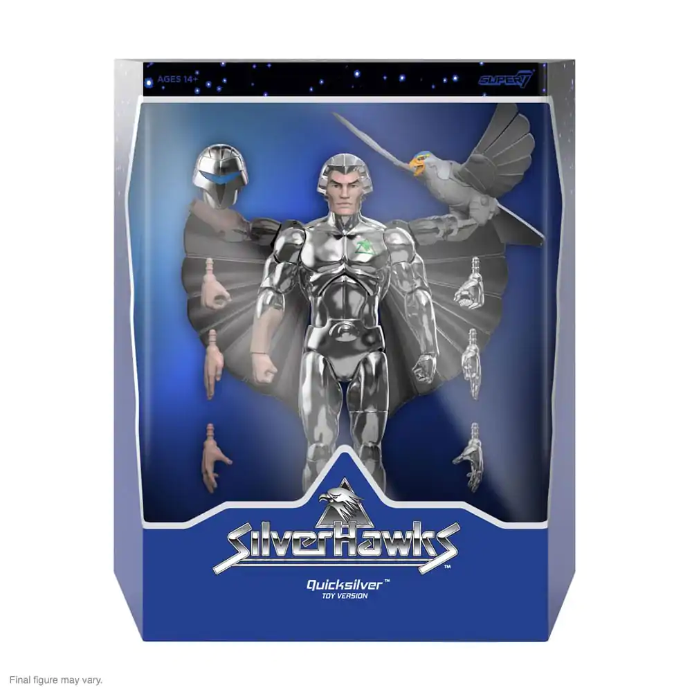 Figurină de acțiune SilverHawks Ultimates Quicksilver (Versiunea Jucărie) 18 cm poza produsului